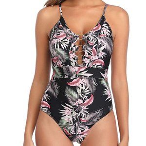 SHERRYLO One Piece Bathing Suit for Women Sexy Womens Swimsuit Size M